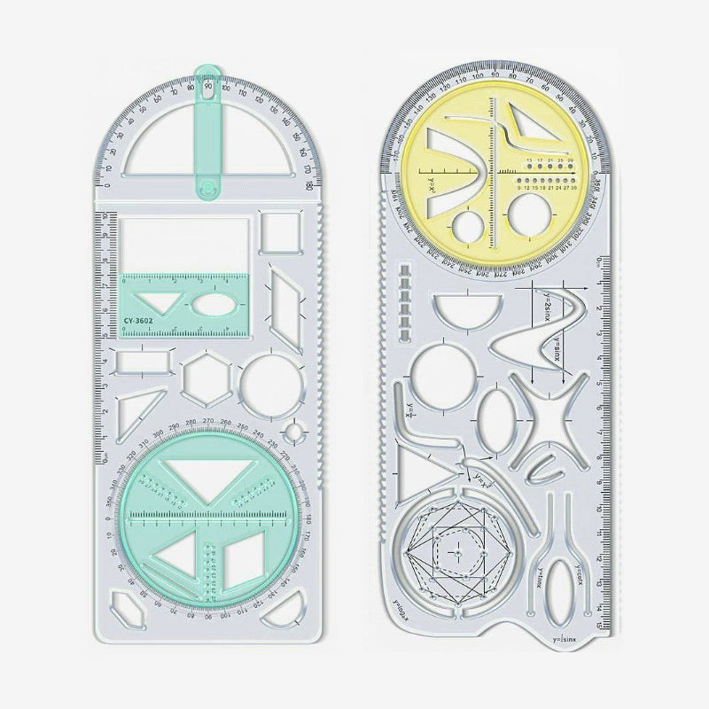 Multifunctionele geometrietekenliniaal