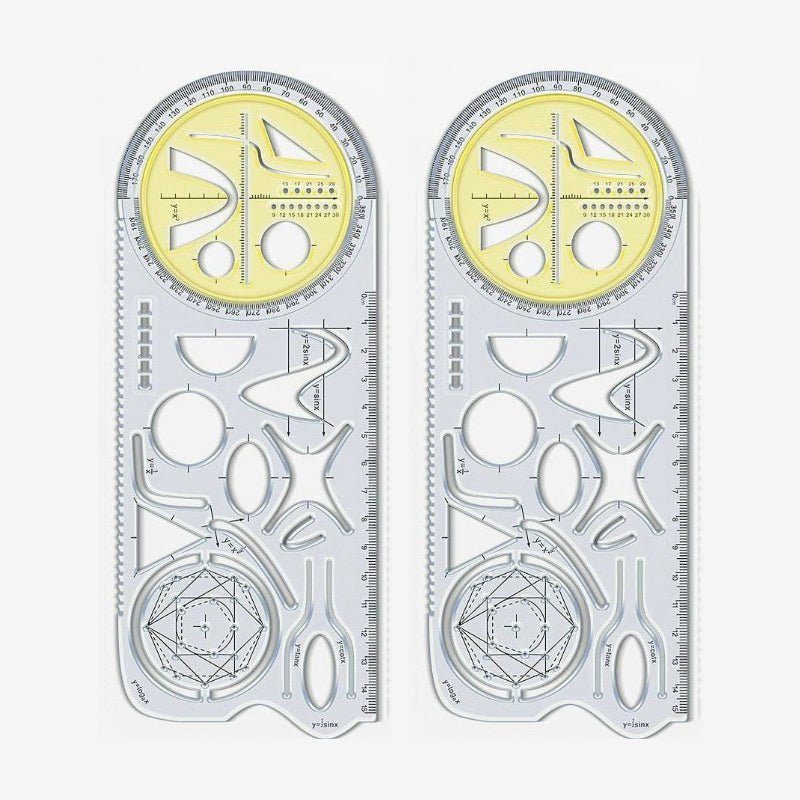 Multifunctionele geometrietekenliniaal