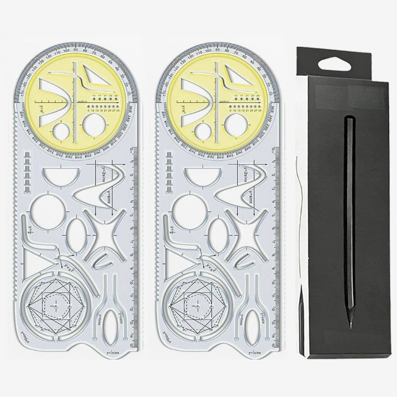 Multifunctionele geometrietekenliniaal