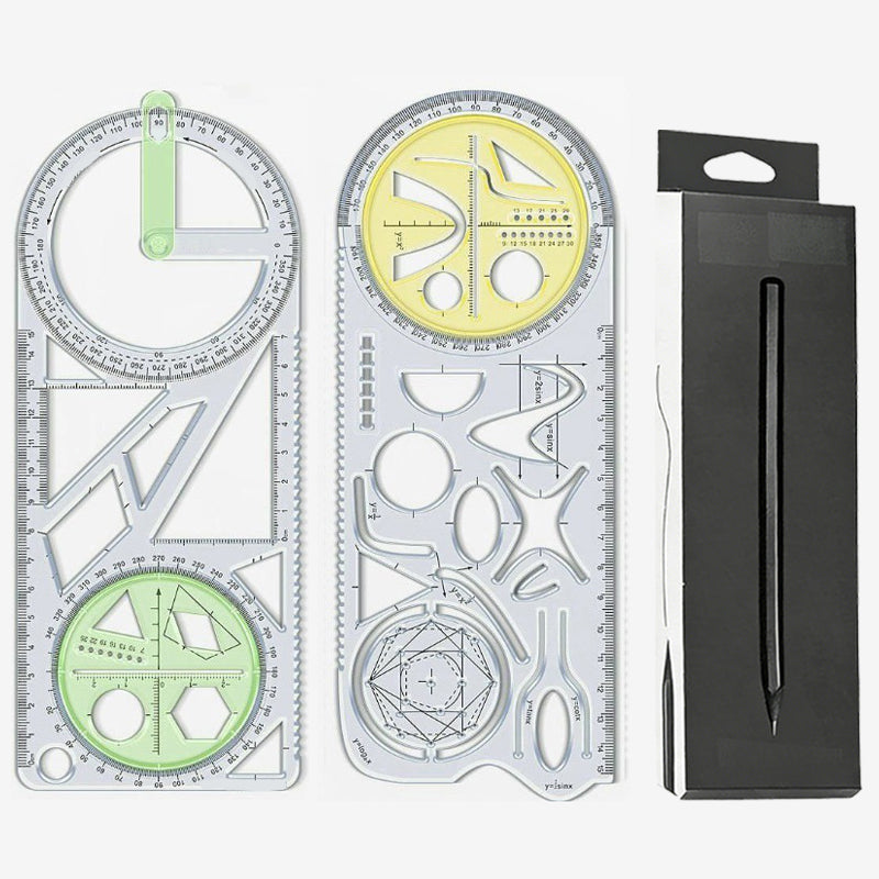 Multifunctionele geometrietekenliniaal