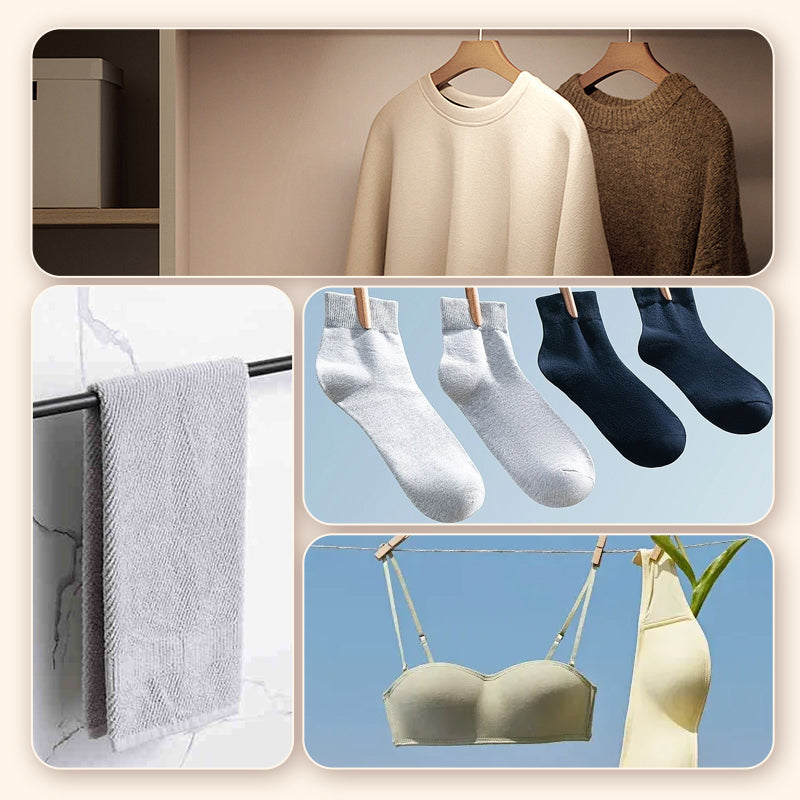 Opvouwbaar wandgemonteerd droogrek voor kleding