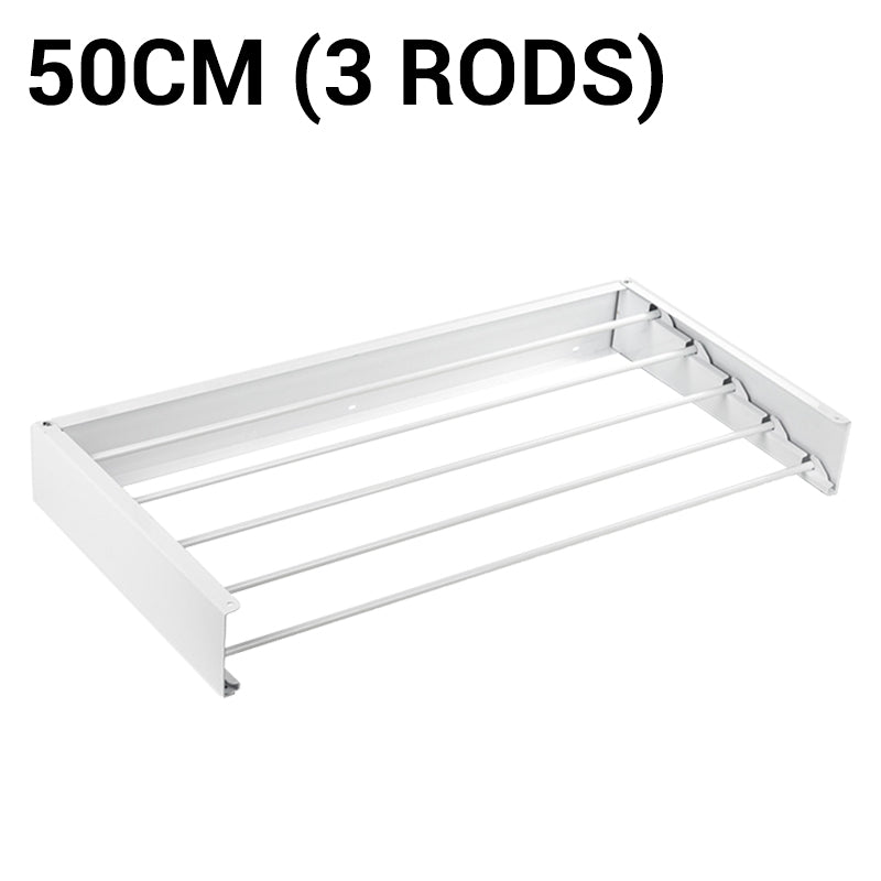 Opvouwbaar wandgemonteerd droogrek voor kleding