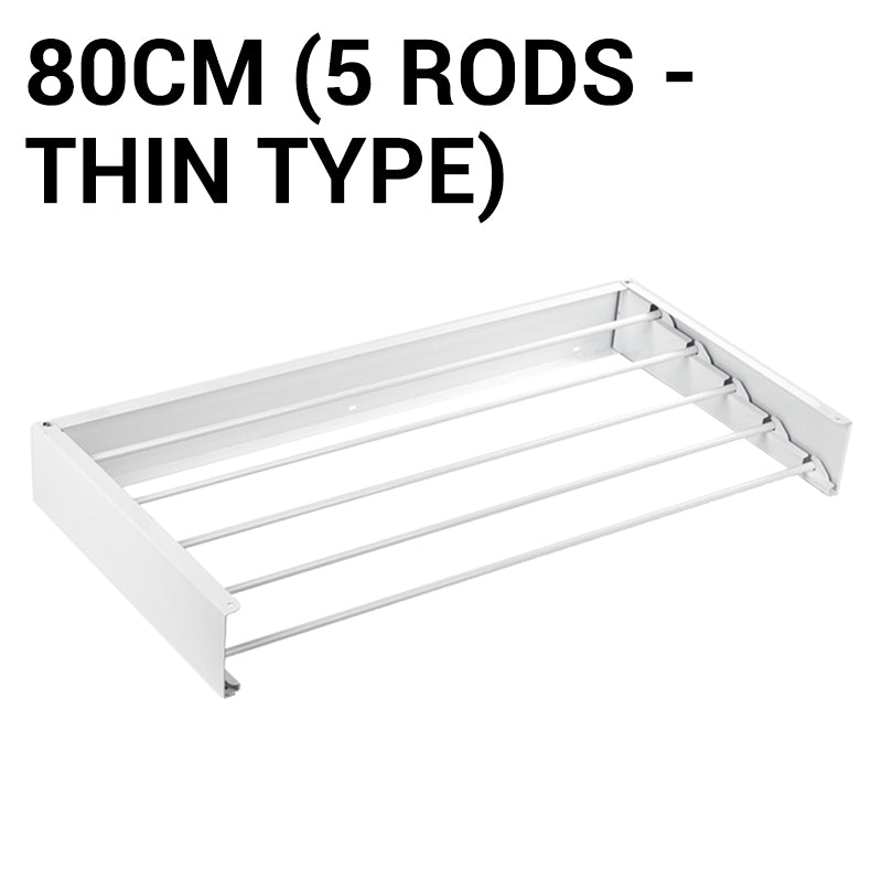 Opvouwbaar wandgemonteerd droogrek voor kleding