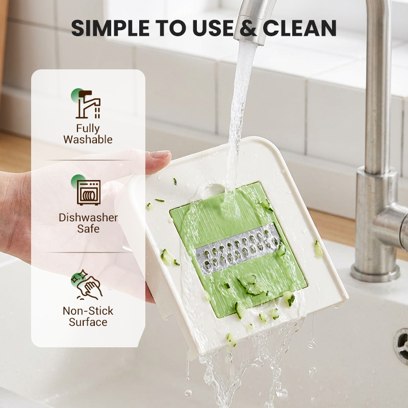 Multifunctionele groentesnijder en -rasp