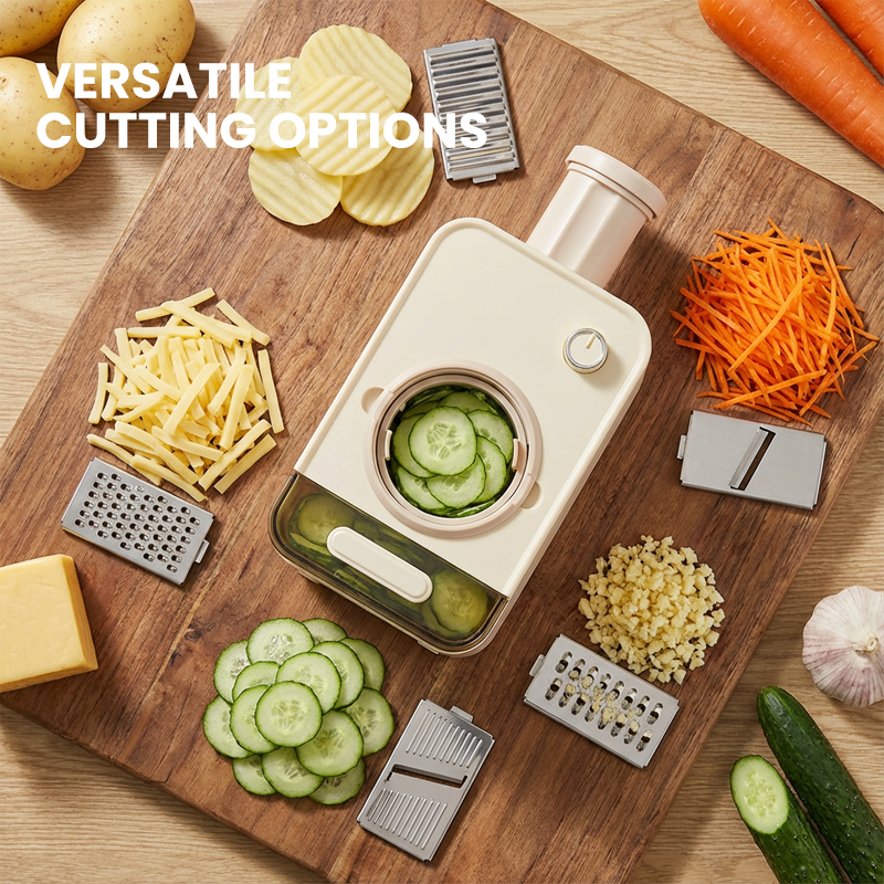 Multifunctionele groentesnijder en -rasp