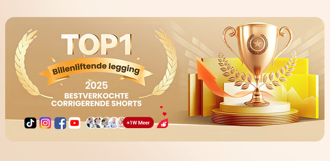 Gewatteerde Shaping-Shorts Met Billenlift