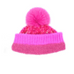 Winter glinsterende pomponmuts met pailletten