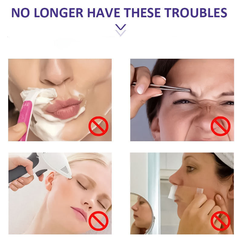 Kokosnoot gezichtshaarverwijderingscrème