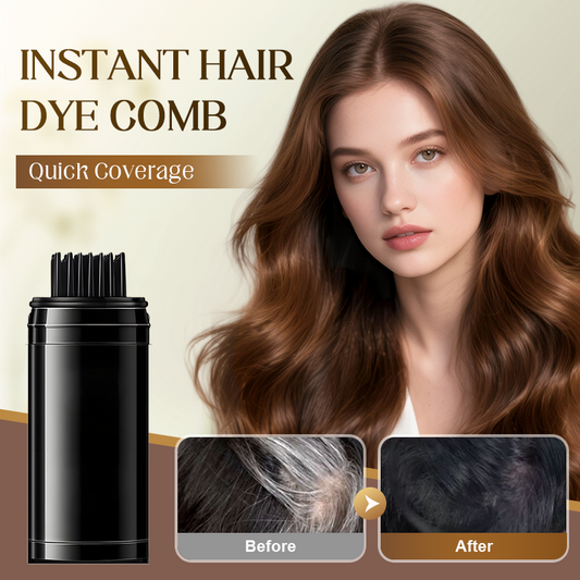 📢📢50% KORTING! ✨ Kam voor het direct kleuren van grijs haar – Onmiddellijke dekking, milde formule & nauwkeurig aan te brengen! 🌿💇‍♀️