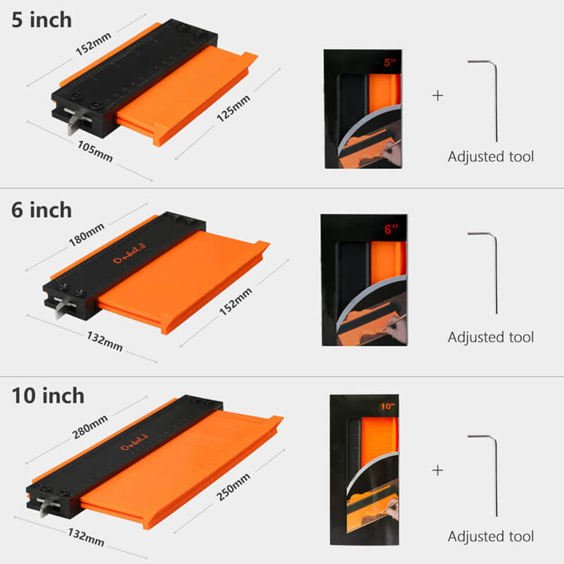 ✨Verhoog uw werkefficiëntie met 200% Contourmeter Profielgereedschap