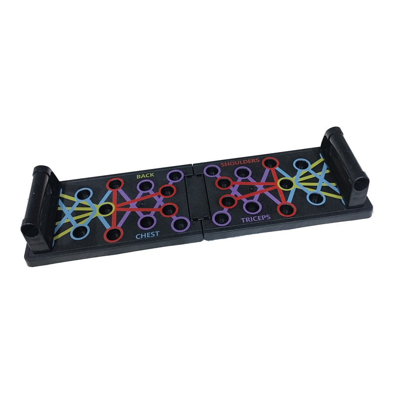 💪 Opvouwbaar push-upboard met kleurgecodeerde posities