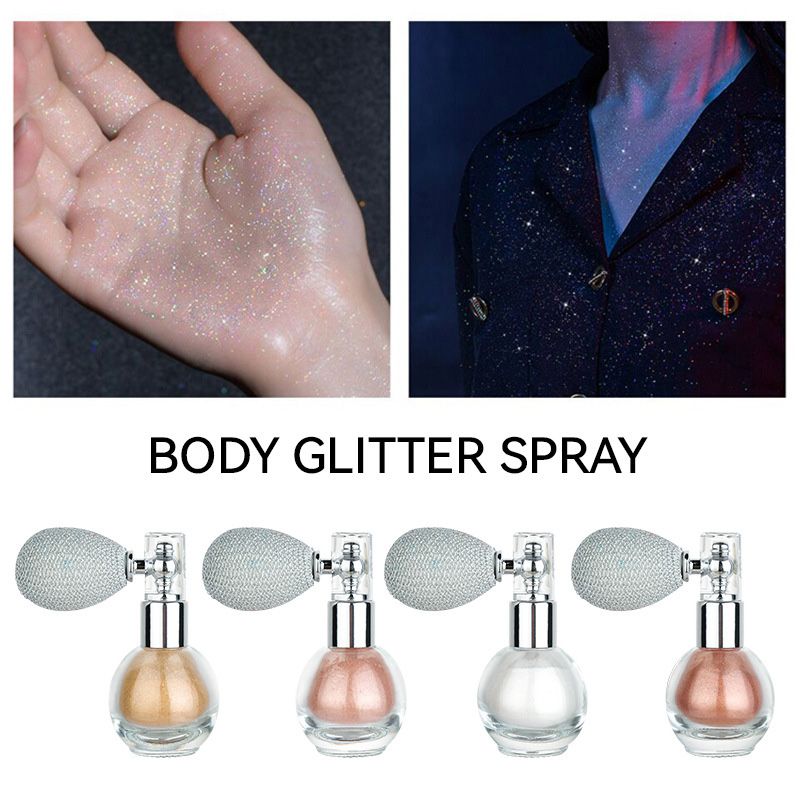 ✨ 50% Nieuwjaarskorting! Body glitter spray – langdurige glow, verhelderend & multifunctioneel. Perfect voor feesten, dates & oudejaarsavond! 🎉