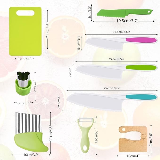🎁 Hot Sale🎁SafeSlice Kiddo turvallinen keittiösarja