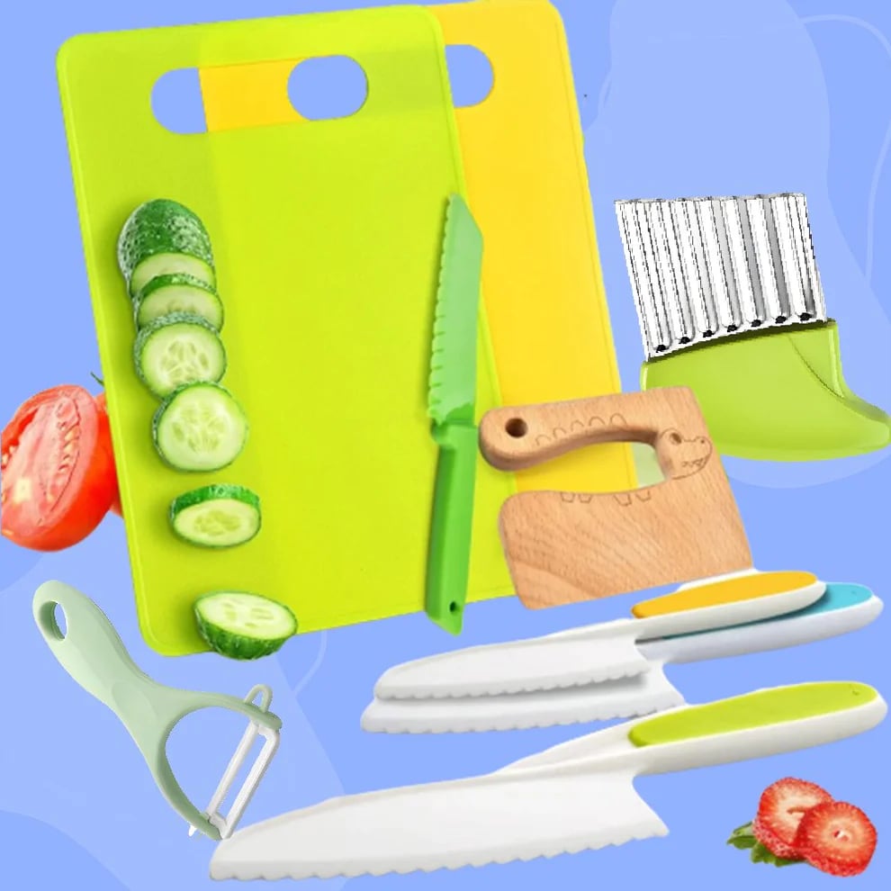 🎁 Hot Sale🎁SafeSlice Kiddo turvallinen keittiösarja