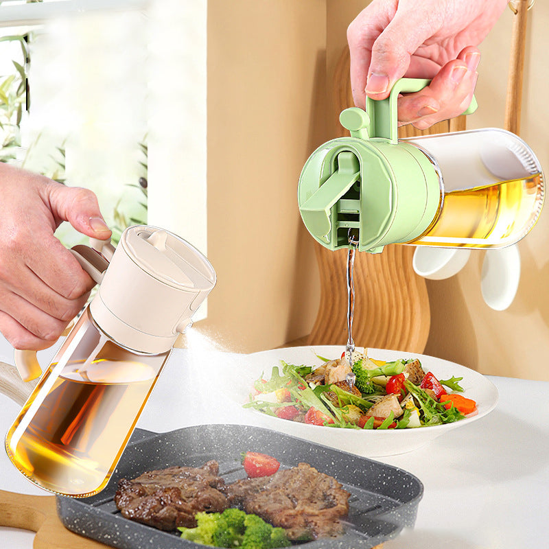 🔥Oliedispenser met dubbele functie en sproeikop✨