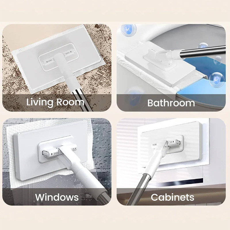 Intrekbare Snap Grip Mini Flat Mop