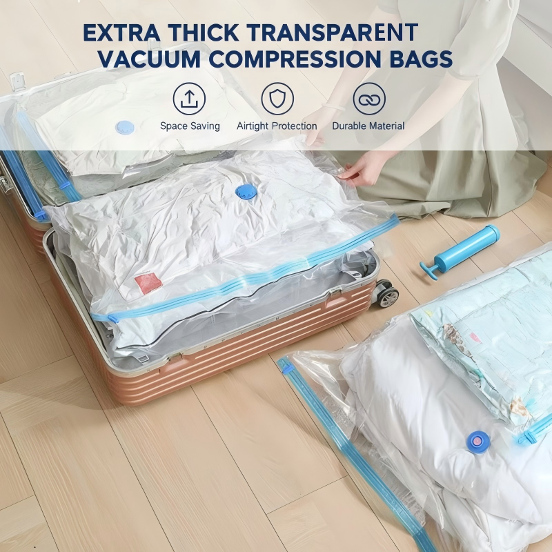 Extra dikke transparante vacuümcompressiezakken