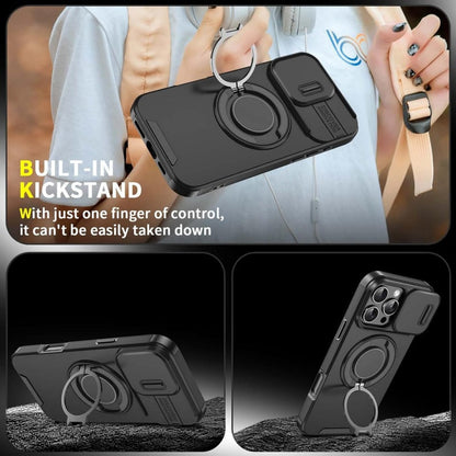 Premium telefoonhoesje met ringstandaard voor iPhone