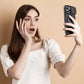 Premium telefoonhoesje met ringstandaard voor iPhone
