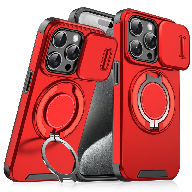 Premium telefoonhoesje met ringstandaard voor iPhone