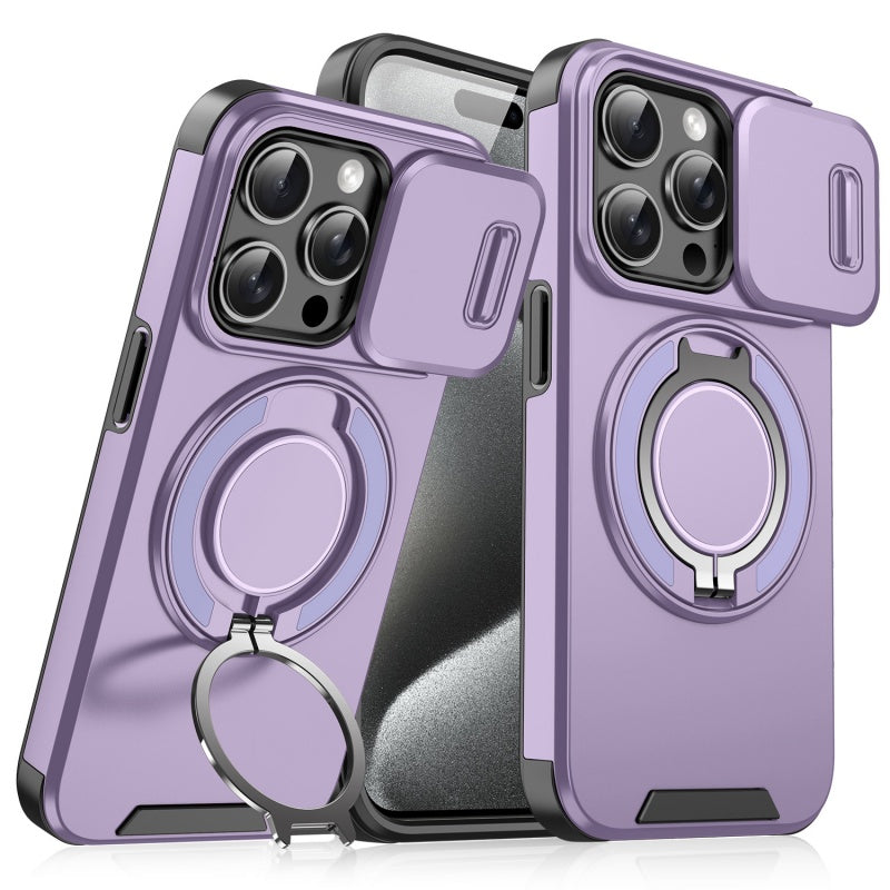 Premium telefoonhoesje met ringstandaard voor iPhone