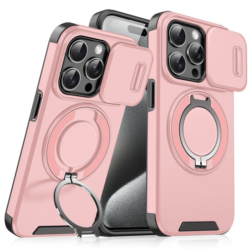 Premium telefoonhoesje met ringstandaard voor iPhone