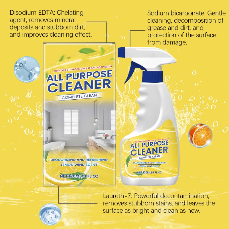🍃Veelzijdige krachtige keukenreinigingsspray, geurverdrijvend en verfrissend