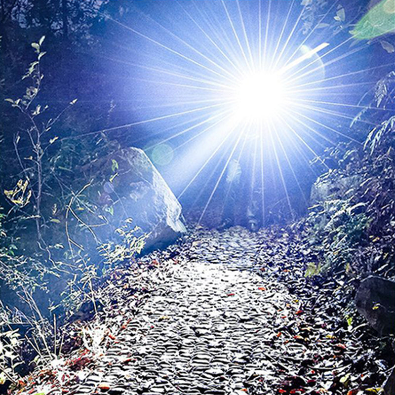Krachtige LED-hoofdlamp met telescopische zoom