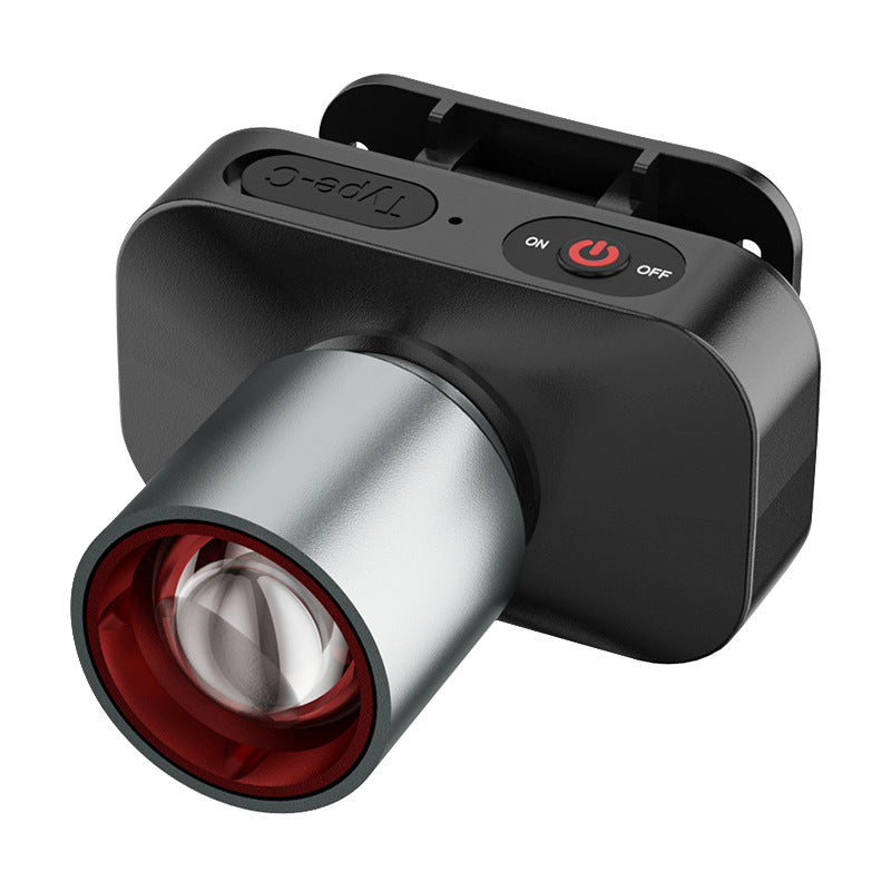 Krachtige LED-hoofdlamp met telescopische zoom