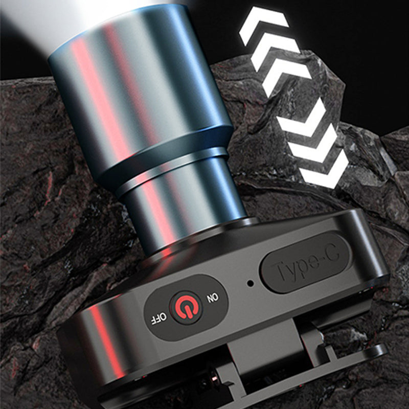 Krachtige LED-hoofdlamp met telescopische zoom