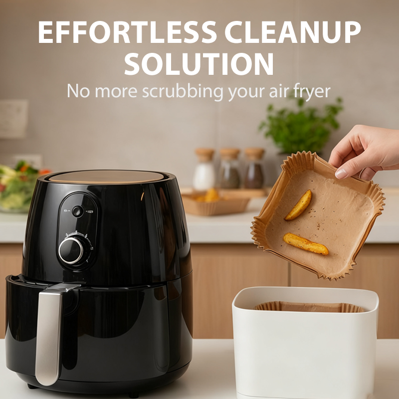 🍟✨ Wegwerpbare Airfryer-Liners – Minder Schoonmaken, Meer Gemak