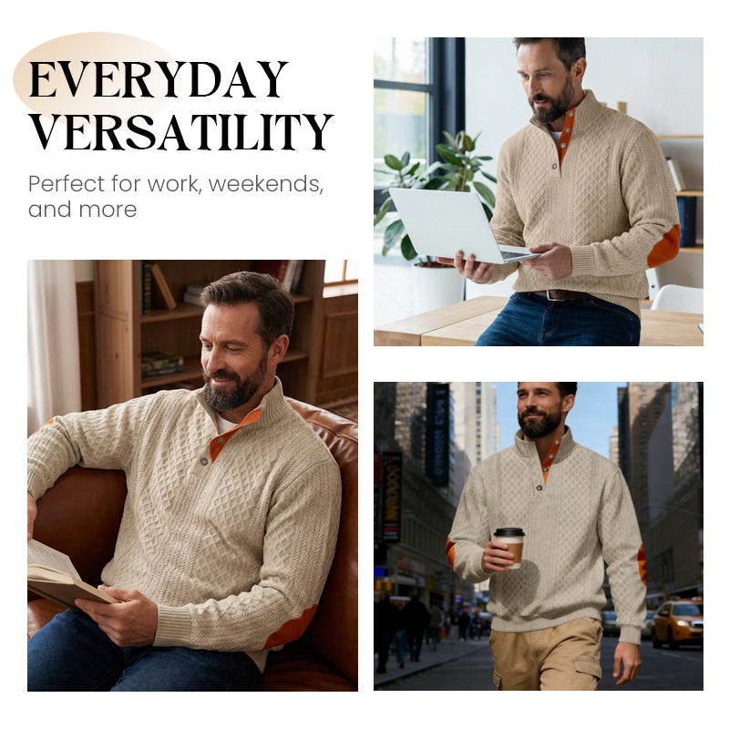 Heren Gestamp Jacquard Poloshirt met Kraag