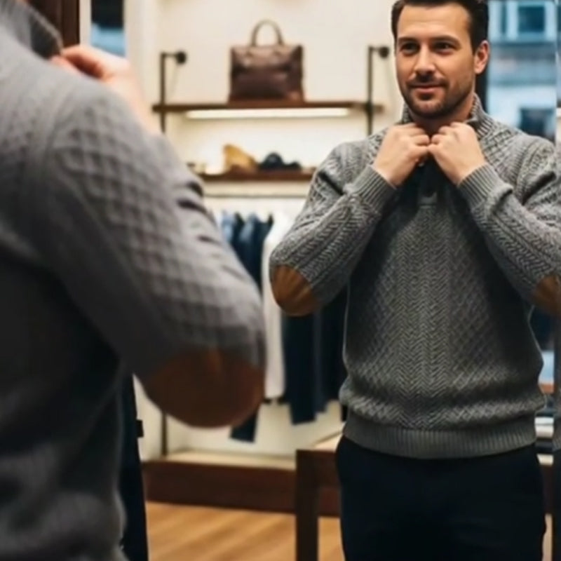 Heren Gestamp Jacquard Poloshirt met Kraag