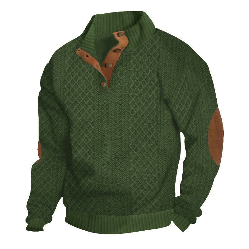 Heren Gestamp Jacquard Poloshirt met Kraag