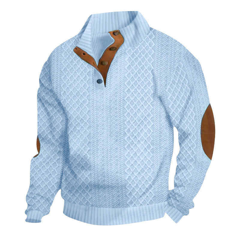 Heren Gestamp Jacquard Poloshirt met Kraag