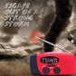 📻 Speciale Aanbieding -50%! Multifunctionele Noodradio met Zonne-energie & Handkruk – LED-Lamp & Telefoonlader | Noodsituatie & Kamperen ⛺