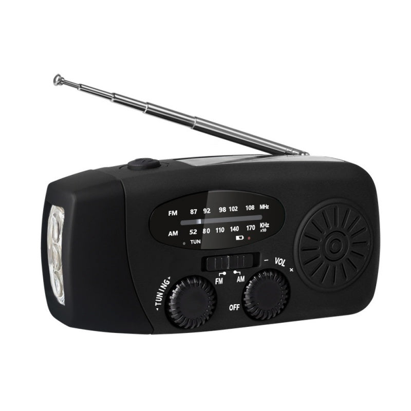 📻 Speciale Aanbieding -50%! Multifunctionele Noodradio met Zonne-energie & Handkruk – LED-Lamp & Telefoonlader | Noodsituatie & Kamperen ⛺