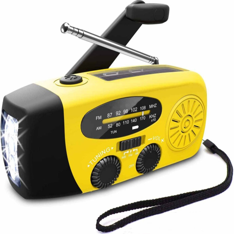 📻 Speciale Aanbieding -50%! Multifunctionele Noodradio met Zonne-energie & Handkruk – LED-Lamp & Telefoonlader | Noodsituatie & Kamperen ⛺