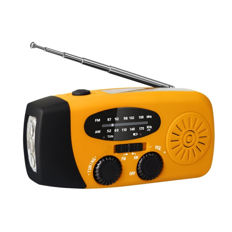 📻 Speciale Aanbieding -50%! Multifunctionele Noodradio met Zonne-energie & Handkruk – LED-Lamp & Telefoonlader | Noodsituatie & Kamperen ⛺