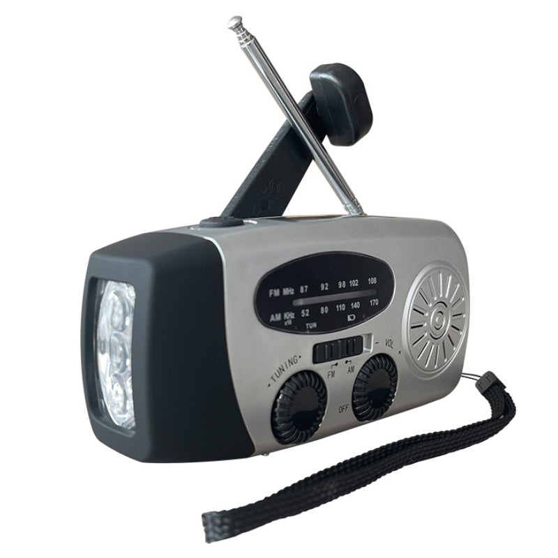 📻 Speciale Aanbieding -50%! Multifunctionele Noodradio met Zonne-energie & Handkruk – LED-Lamp & Telefoonlader | Noodsituatie & Kamperen ⛺