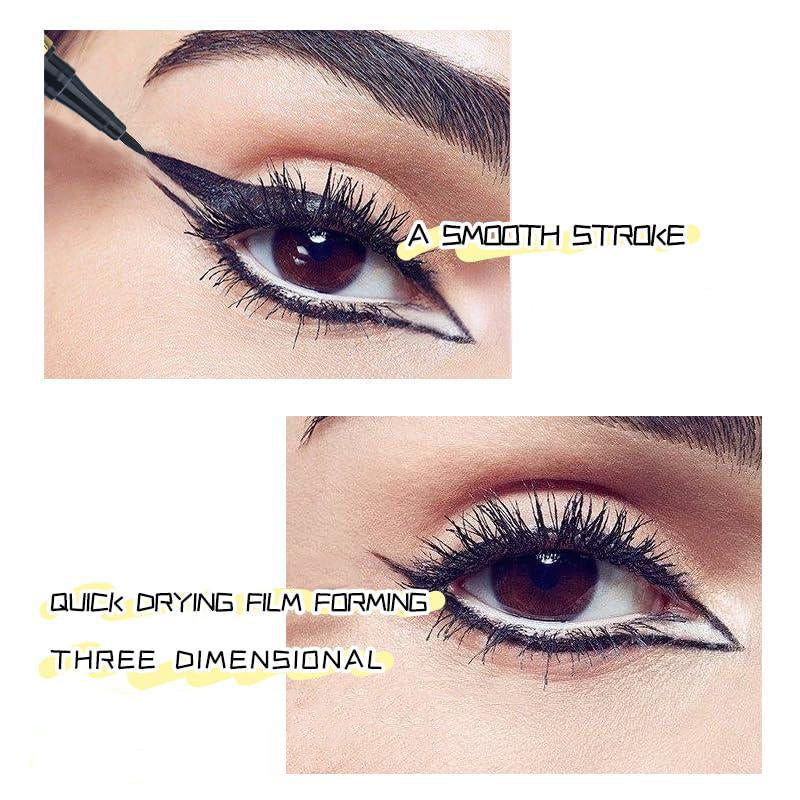 👁️✨ Strakke lijnen, de hele dag mooi🔥 Nieuwjaarsactie: Langhoudende Waterproof Vloeibare Eyeliner