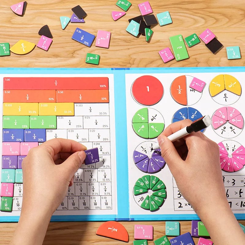 🏅LAATSTE DAG SPECIALE PRIJS 50% korting📚🧲Magnetische Fractie Demonstratieboek