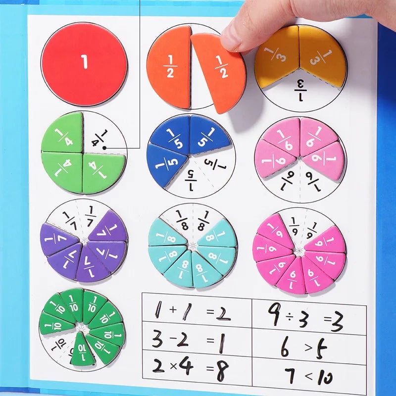 🏅LAATSTE DAG SPECIALE PRIJS 50% korting📚🧲Magnetische Fractie Demonstratieboek