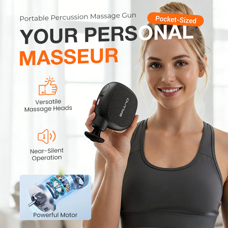 Draagbaar percussiemassageapparaat