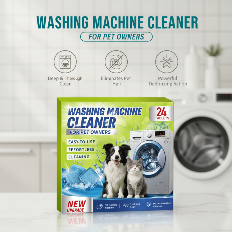 📢📢50% OFF !! ⏰Washing Machine Cleaner Tablets for Pet Owners