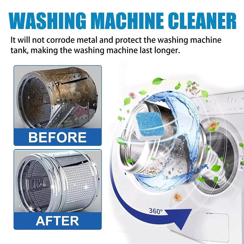 ⚡50K+ VERKOCHT! 🔥 Multifunctionele Wasmachine-Reinigingstabletten