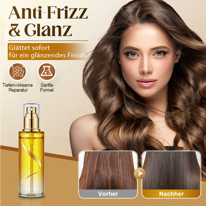Verzorgende anti-frizz haaroliespray