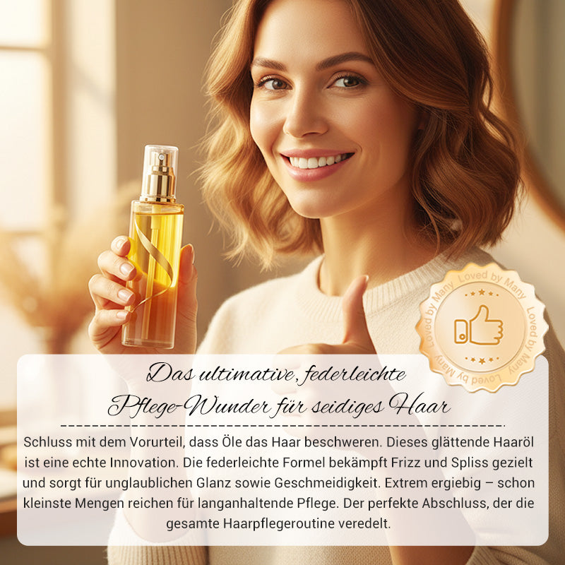 Verzorgende anti-frizz haaroliespray