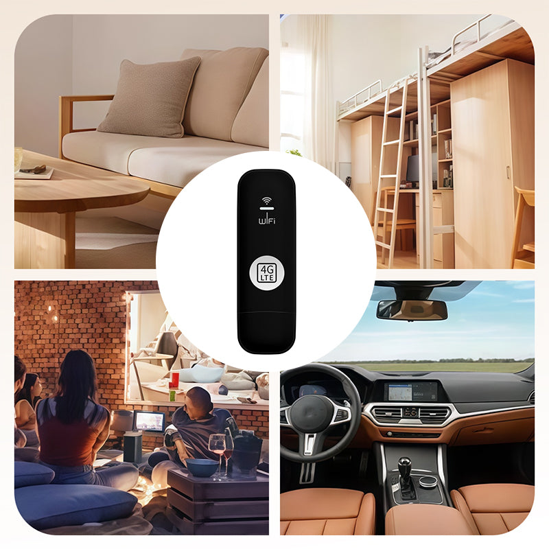 Draagbare 4G USB WiFi-dongle & mobiele hotspotrouter