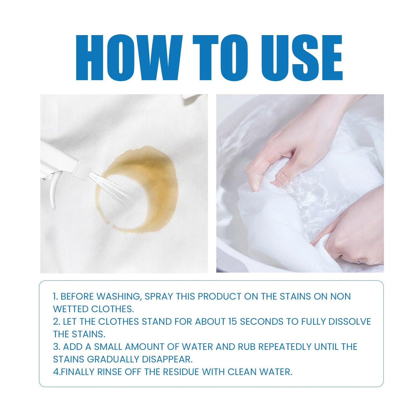 💘Valentijnsaanbieding: 50% Korting!🧺 Krachtige Vlekverwijderaar voor Wassen – Snel & Zacht voor Stoffen!